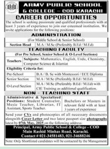 Aps Jobs April 2025