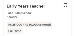 Teaching Jobs in Karachi