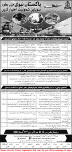 Pakistan Navy Civilian Jobs