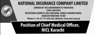 Chief Medical Officer Jobs in National Insurance Company