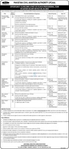 Pakistan Civil Aviation Authority PCAA Jobs