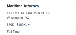 Maritime Attorney Jobs